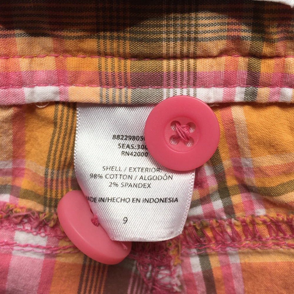 Piper & Blue plaid shorts size 9 - Picture 4 of 4